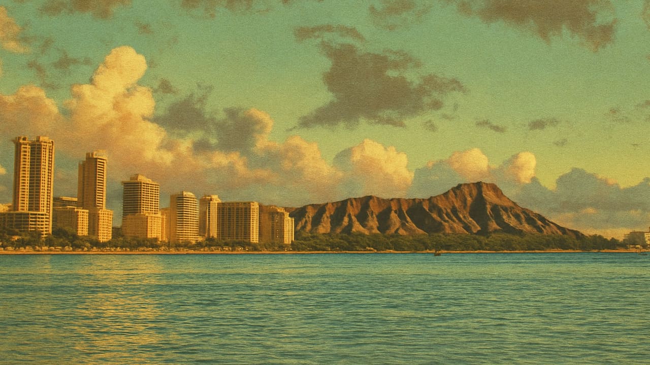 Luxury boat on the beautiful blue waters of Oahu